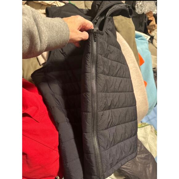 Unisex Neighborhood NWT Black Side Zip Down Puff N Vest Size L - Picture 9 of 15